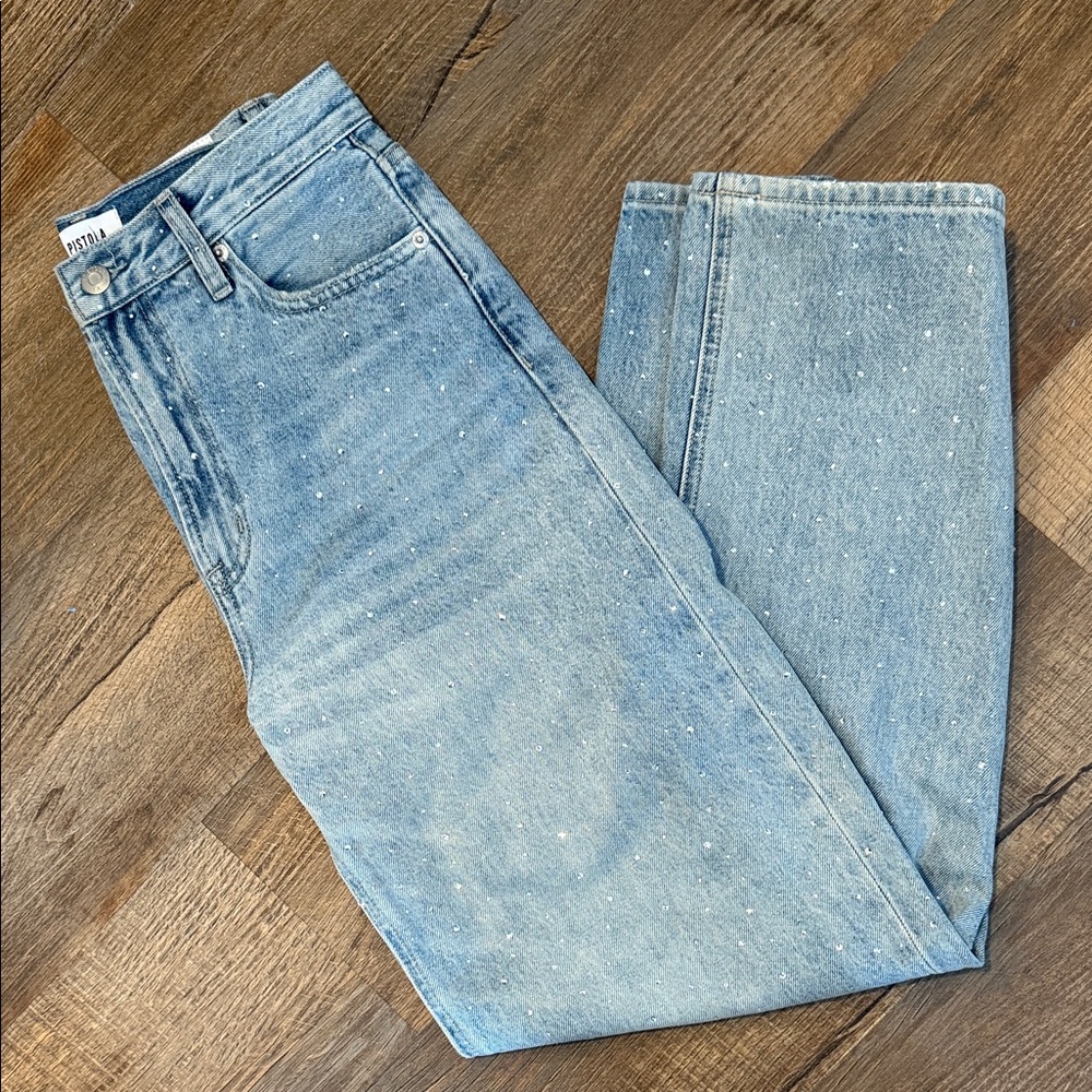 Pistola sparkle barrel Jeans
